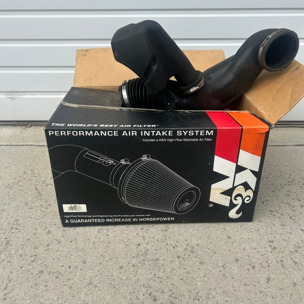 K&N Performance Air Intake System 57-3021-1 Black High Flow Intake No Filter